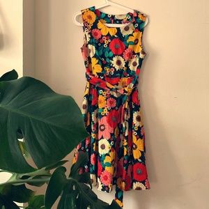 Floral A-Line Dress